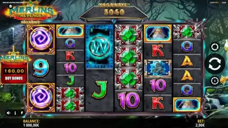 Merlin’s Revenge Megaways slot screenshot 1