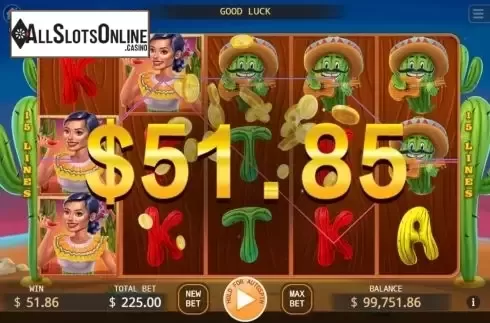 Win Screen 2. Mexicaliente from KA Gaming