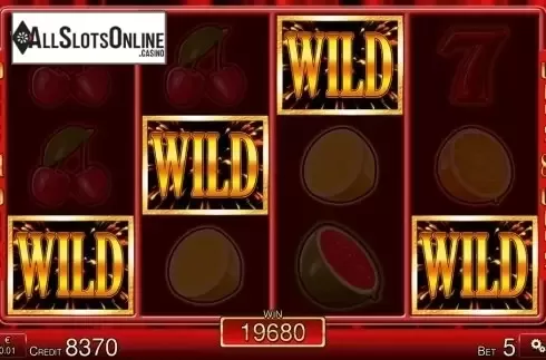 Wild Win screen. Multi Wild Deluxe Red HD from Merkur