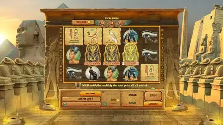 Mysteries of Egypt slot screenshot 2