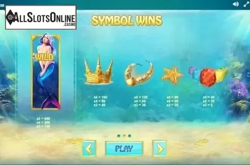 Paytable 2. Ocean Fortune (Red Tiger) from Red Tiger