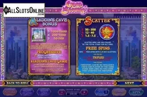 Screen3. Open Sesame (Ash Gaming) from Ash Gaming