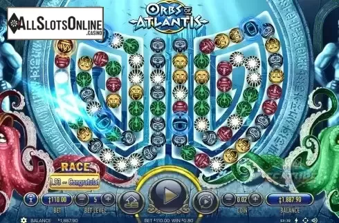 Free Spins Win Screen