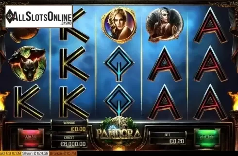 Reel screen. Pandora from Apollo Games