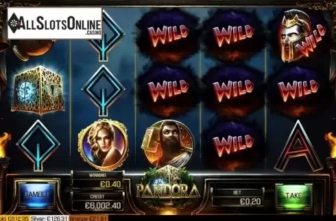 Win screen 3. Pandora from Apollo Games