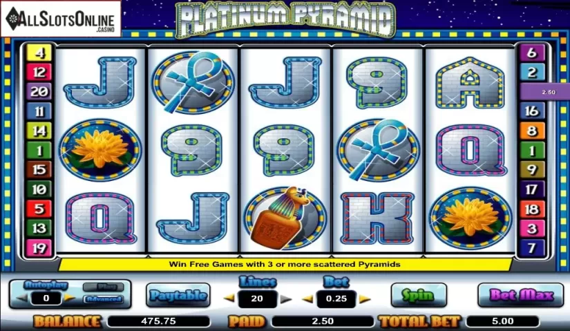 Screen5. Platinum Pyramid from Amaya