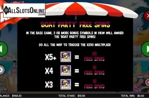 FS Feature screen. Playa Banca from CORE Gaming