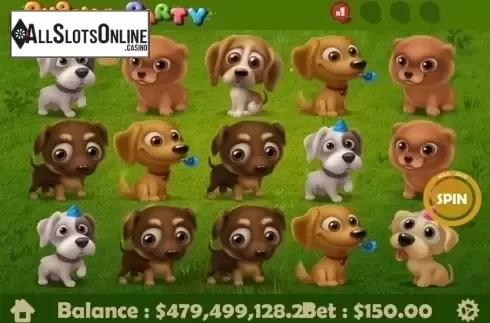Reel Screen. Puppy Party from Mobilots
