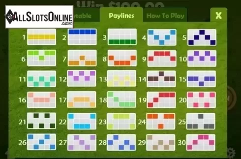 Paylines. Puppy Party from Mobilots