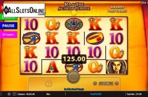 Win 2. Ra & The Scarab Temple from Bally