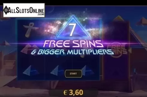 Free Spins Triggered. Reels of Egypt from Cayetano Gaming