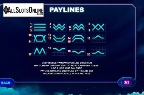 Paylines. Sacred Stones from Playtech