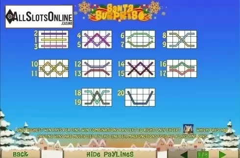 Paylines. Santa Surprise (Playtech) from Playtech