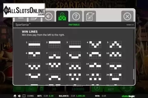 Screen5. Spartania from StakeLogic