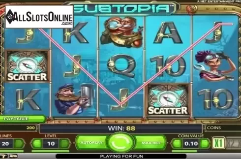 Screen3. Subtopia from NetEnt