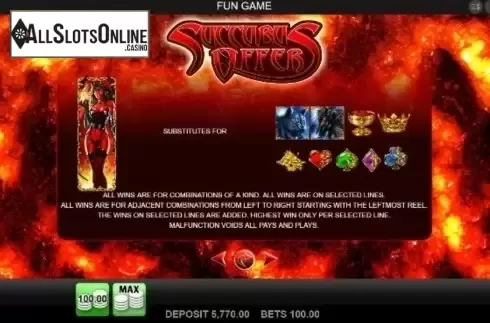 Features 2. Succubus Offer from Merkur