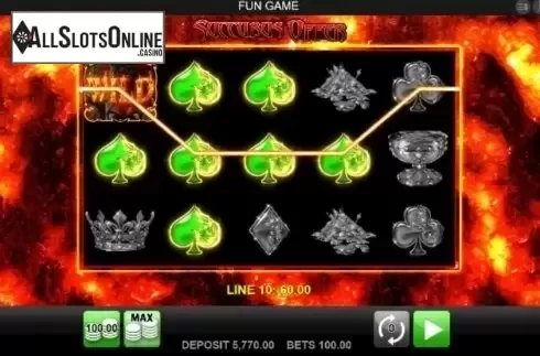 Win Screen 3. Succubus Offer from Merkur