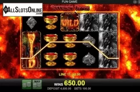 Win Screen 1. Succubus Offer from Merkur