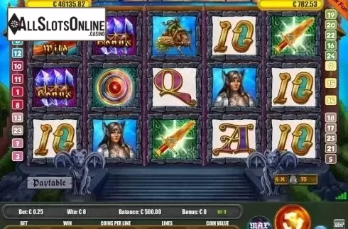 Game Workflow screen. The Black Pearl of Tanya from Portomaso Gaming