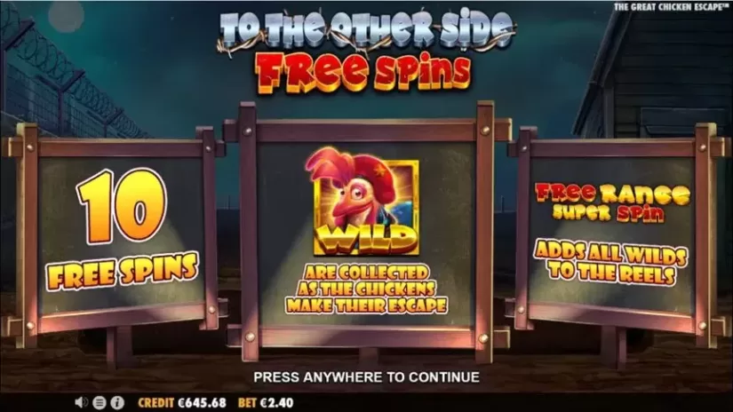 The Great Chicken Escape slot screenshot 6