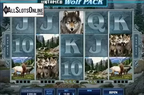Screen8. Untamed Wolf Pack from Microgaming