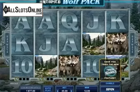 Screen9. Untamed Wolf Pack from Microgaming