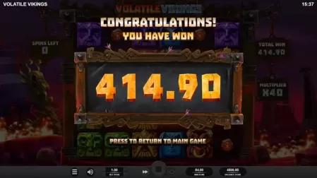 Volatile Vikings slot screenshot 7