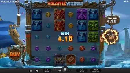 Volatile Vikings slot screenshot 2