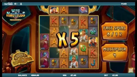 Wins of Nautilus Megaways slot screenshot 6