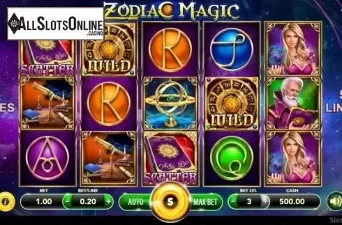 Reel Screen. Zodiac Magic from SlotVision