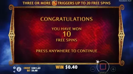 Beowulf slot screenshot 3