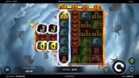Bisonado PrizeMatch slot screenshot 3