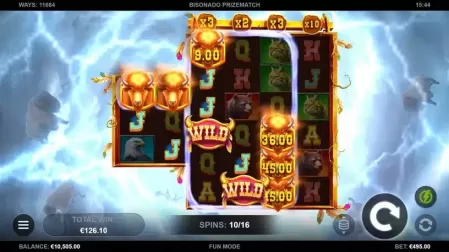 Bisonado PrizeMatch slot screenshot 5