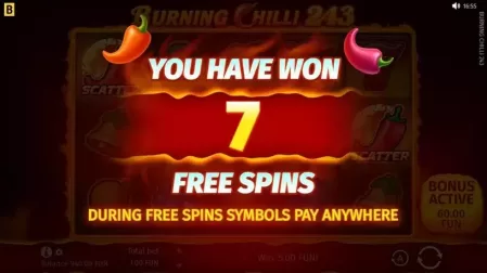 Burning Chilli 243 slot screenshot 3
