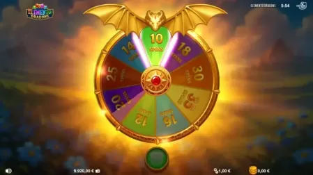 Elemento Dragons slot screenshot 2