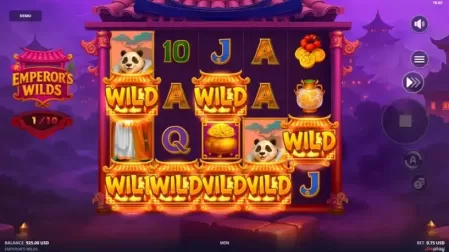 Emperors Wild slot screenshot 4