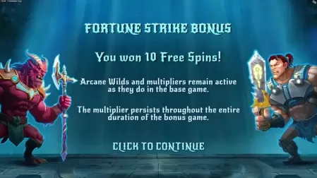 Forbidden Fury slot screenshot 3