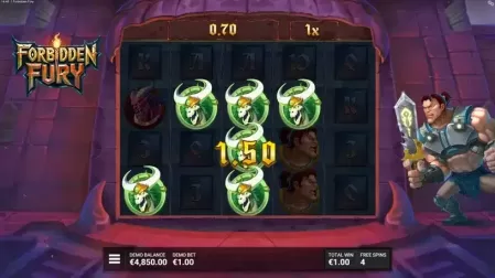 Forbidden Fury slot screenshot 4