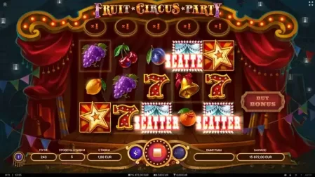 Fruit Circus Party slot screenshot 2