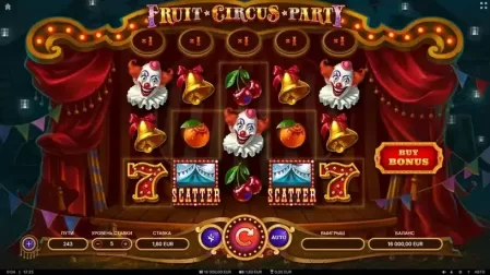 Fruit Circus Party slot screenshot 1