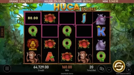 HUCA slot screenshot 4