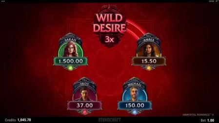 Immortal Romance 2 slot screenshot 3