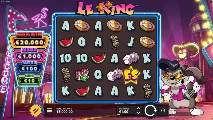 Le King slot screenshot 1