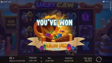Lucky Crew slot screenshot 8