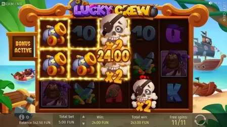 Lucky Crew slot screenshot 7