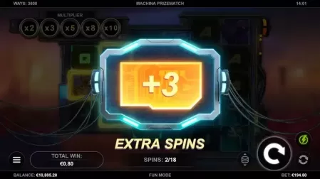 Machina PrizeMatch slot screenshot 4