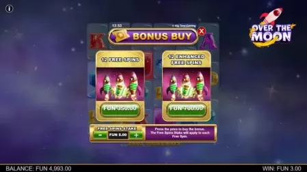 Over the Moon slot screenshot 3