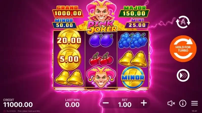 Pink Joker: Hold and Win slot screenshot 