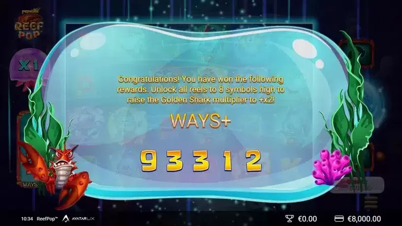 ReefPop slot screenshot 3