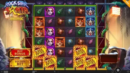 Rock Star Santa MultiMax slot screenshot 2